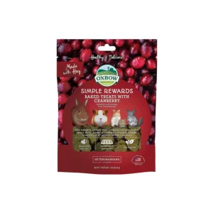 Recompense pentru rozatoare cu merisoare, Oxbow, 85 g